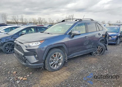 2020 Toyota Rav4 Xle Premium из США, поврежденный, VIN JTMA1RFV9LD528805